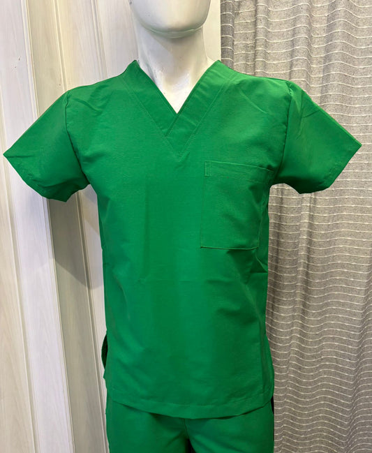 Filipina Quirúrgica 500 Unisex Basic Verde Bandera Antifluido-cloro resistente Scrubs 500 FW