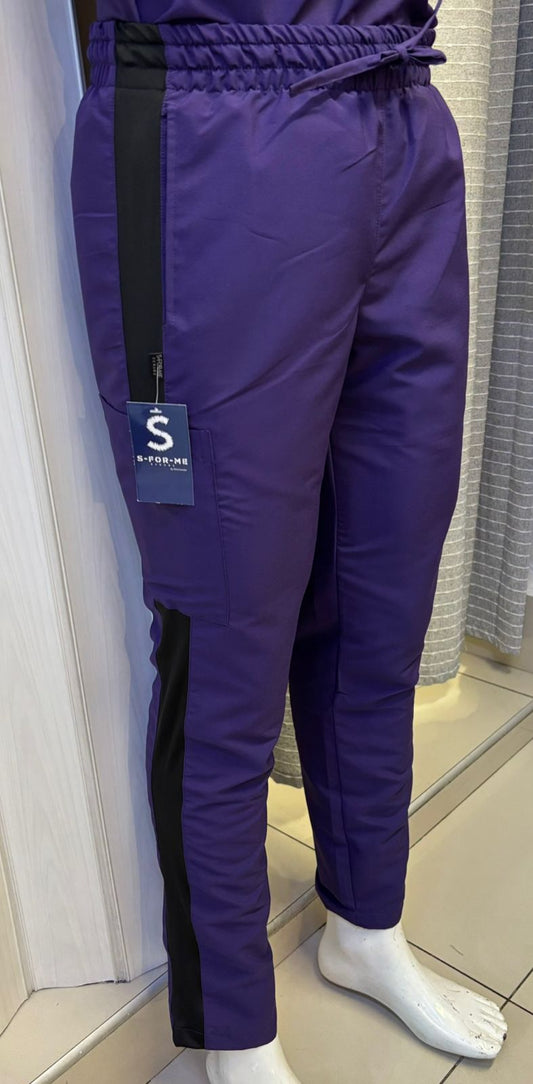 Pantalón Quirúrgico 500 Unisex Basic Morado Antifluido-cloro resistente Scrubs 500 FW