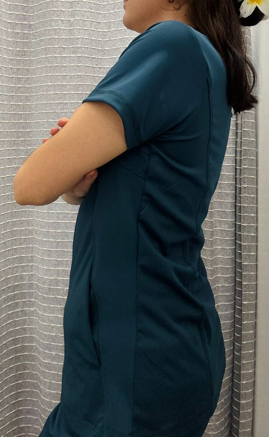 Filipina Quirúrgica 910 Azul Petroleo Mujer, Super Stretch, Scrubs 910