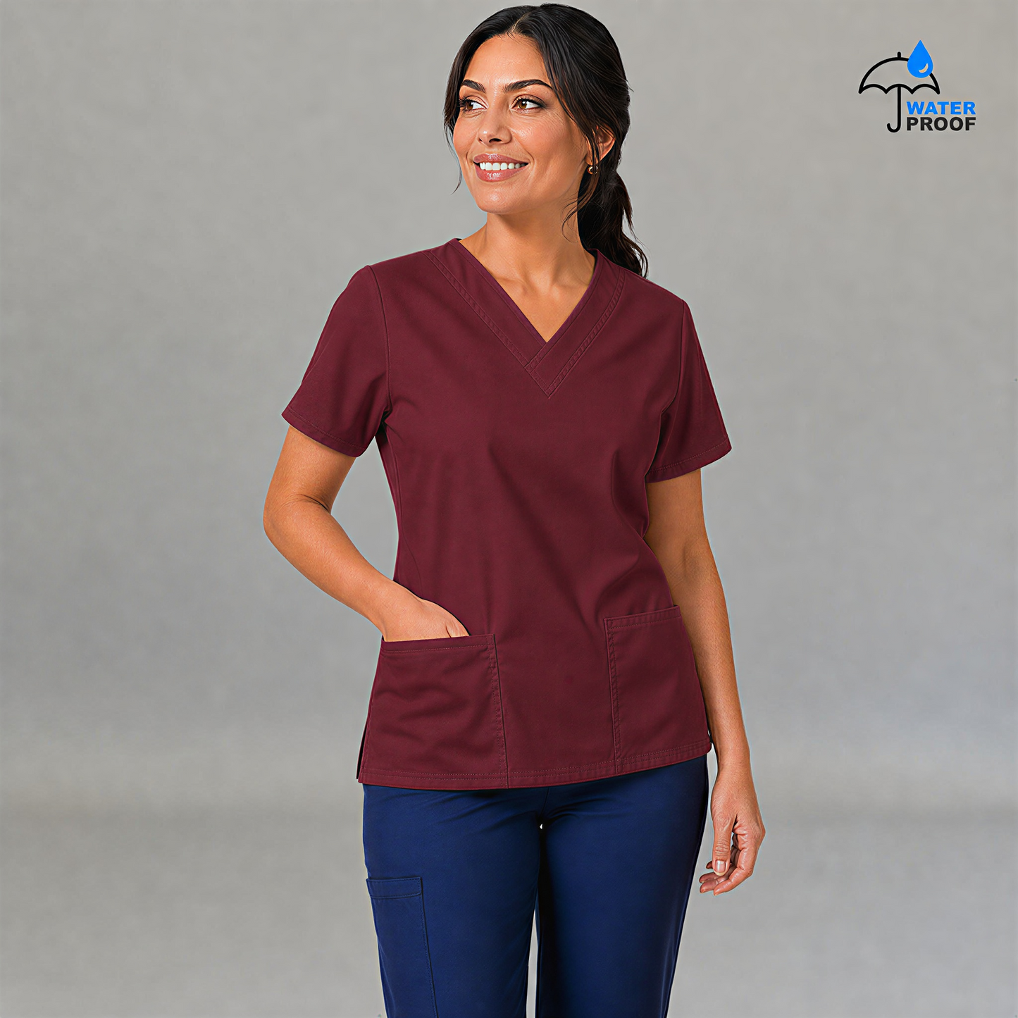 Filipina 502 Quirúrgica Mujer Vino Antifluido FW