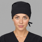 Gorro Quirúrgico Negro Unisex Fourways