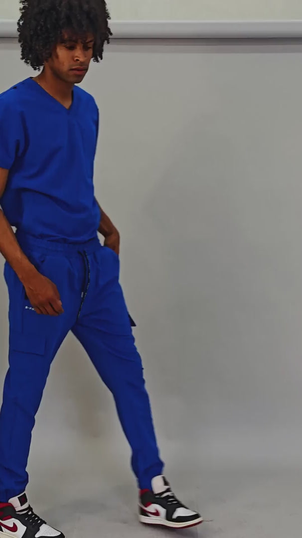 Filipina Quirurgica Antifluido Hombre Azul Rey, Scrubs 300