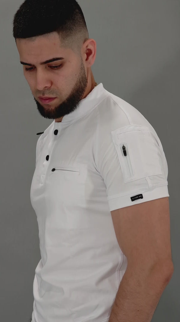 Jogger Quirúrgico Blanco Hombre, Scrubs 901 Super Stretch