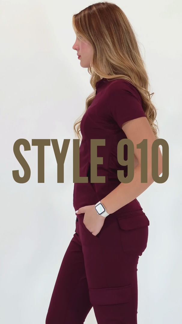 Filipina Est. 910 Quirurgica, Mujer Verde Pino Super Stretch, Scrubs 910