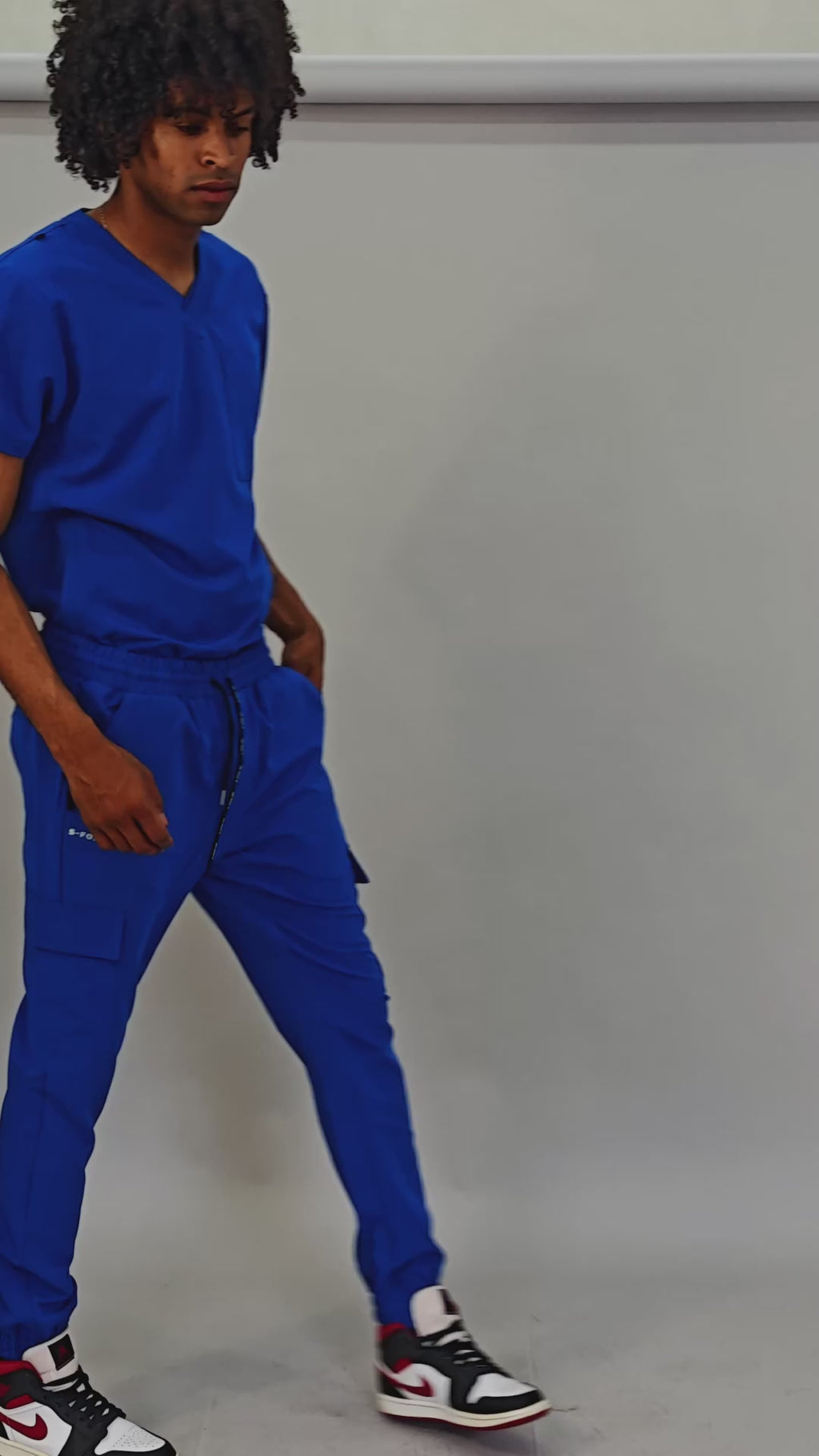 Pantalon Quirurgico Antifluido Hombre Azul Rey, Scrubs 300