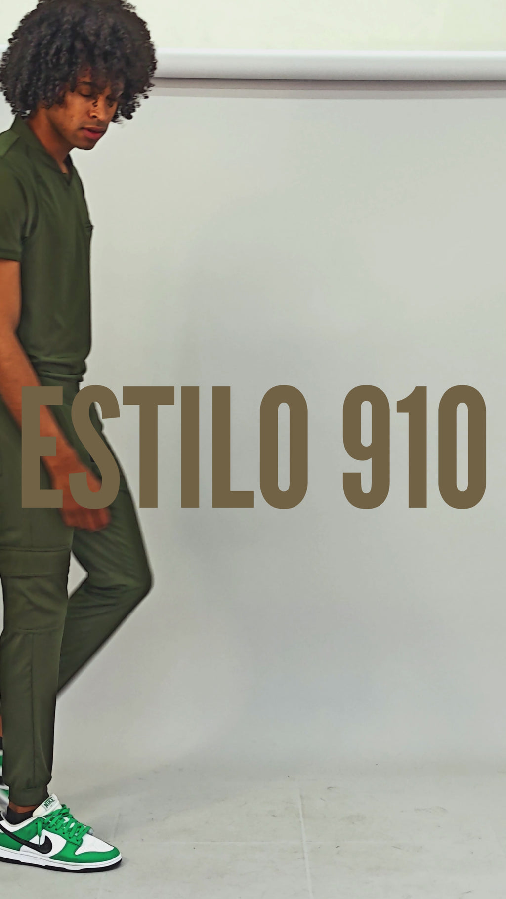 Jogger Quirurgico Hombre Verde Olivo Super Stretch, Scrubs 910