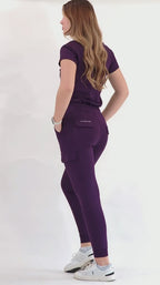 Jogger Quirúrgico Mujer Super Stretch Uva, Scrubs 905