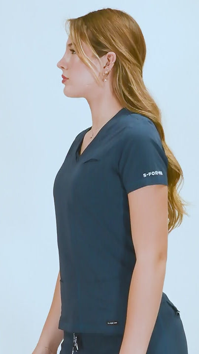 Filipina Quirúrgica 300 Azul Caribe Mujer Antifluido, Scrubs 300